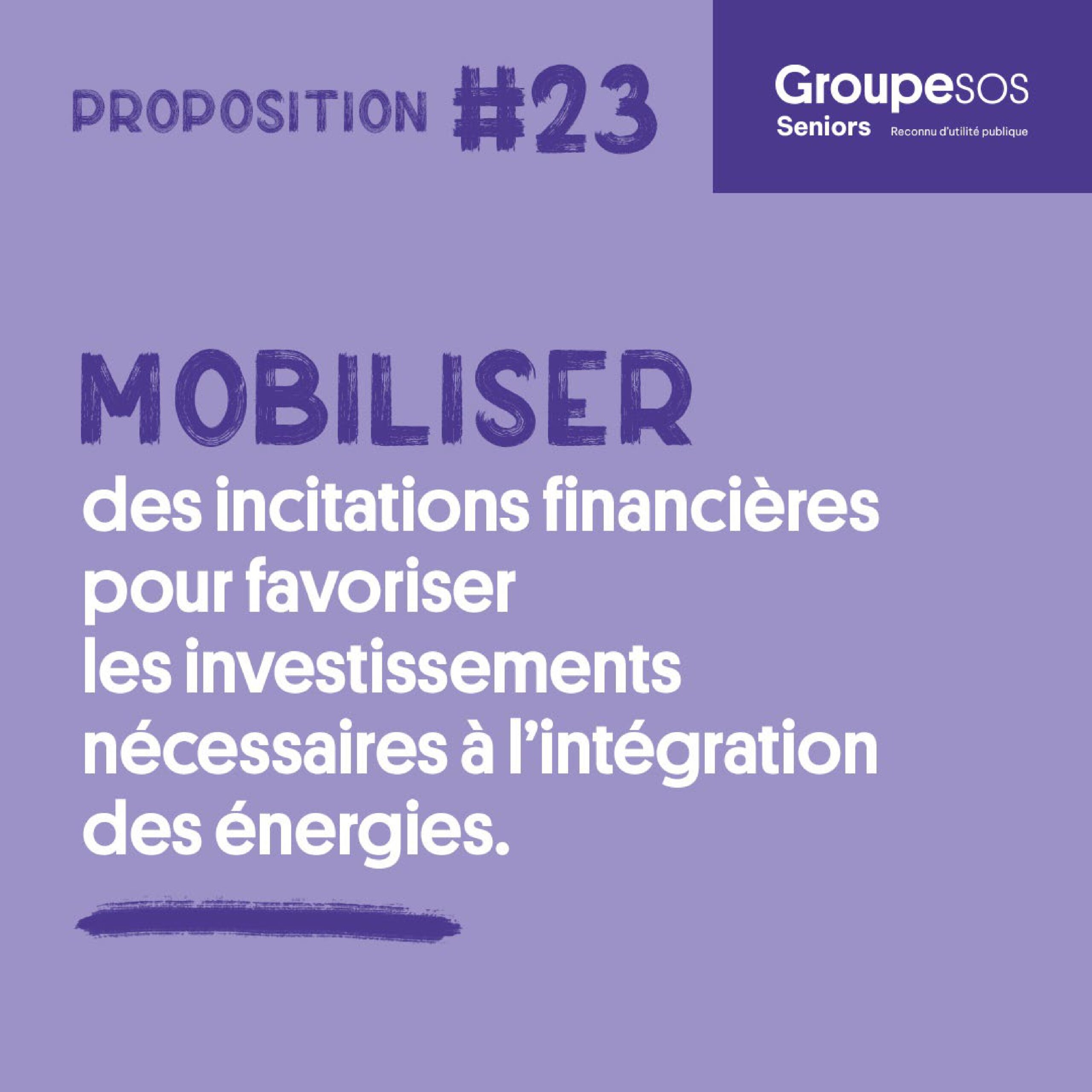 Avec notre plaidoyer, nous prenons position #23 Mobiliser des incitations financières pour favoriser les investissements nécessaires à l’intégration des énergies renouvelables dans nos établissements