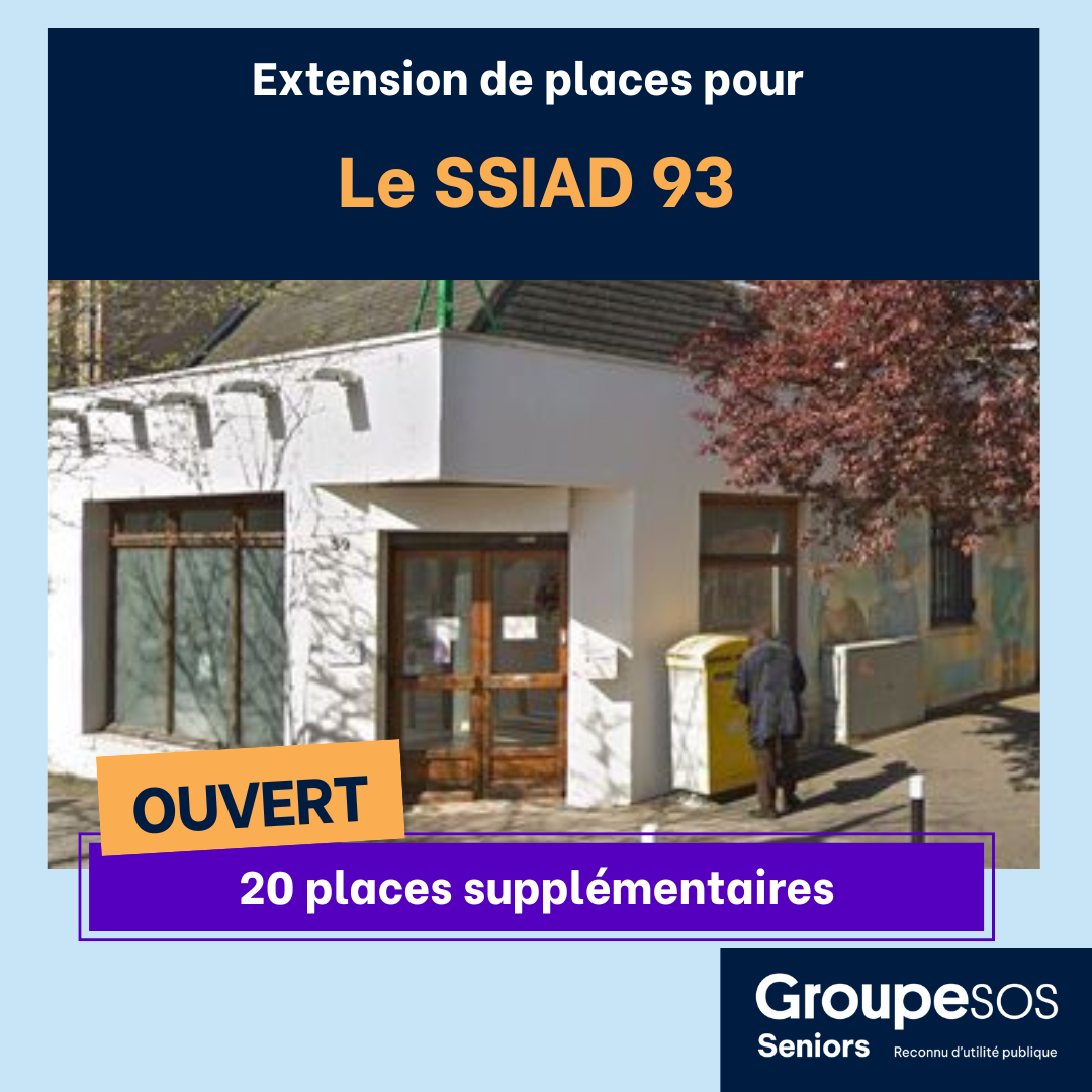 Extension de places pour le SSIAD 93